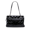 Chanel Medium CC Patent Soft Shopper Tote