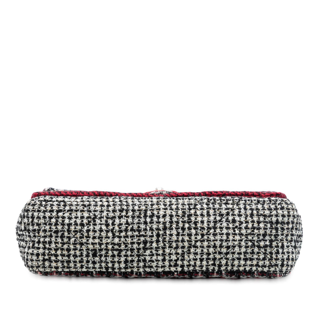 Chanel Medium CC Tweed Multi Print Double Flap