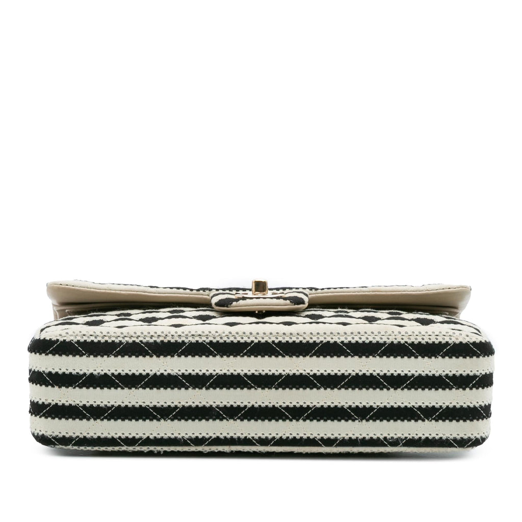 Chanel Medium Classic Jersey Coco Sailor Double Flap