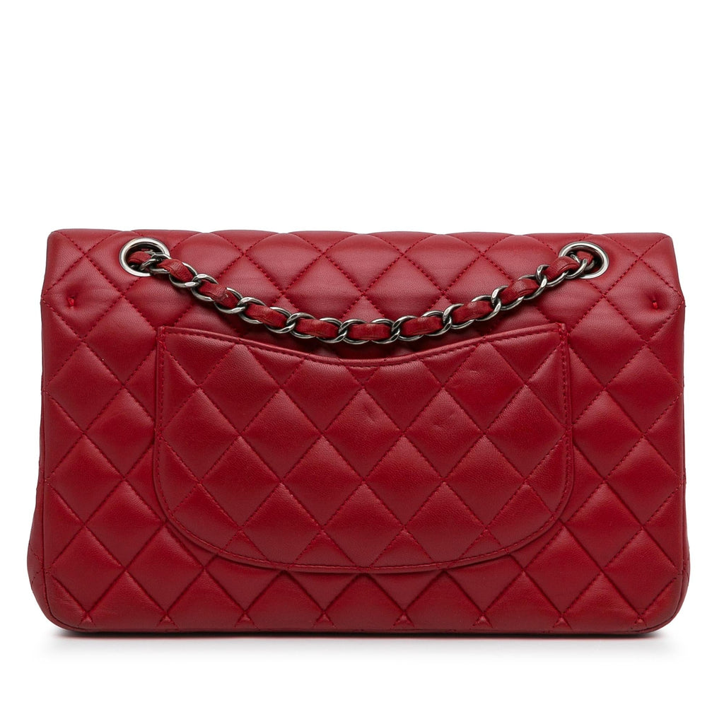 Chanel Medium Classic Lambskin Double Flap (SHG-N0mQR6)