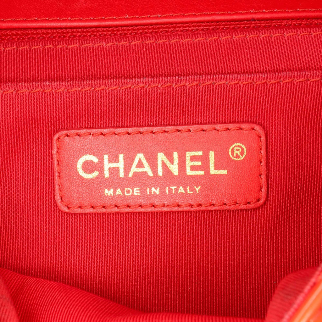 Chanel Medium Classic Patent Valentines Heart Charms Single Flap