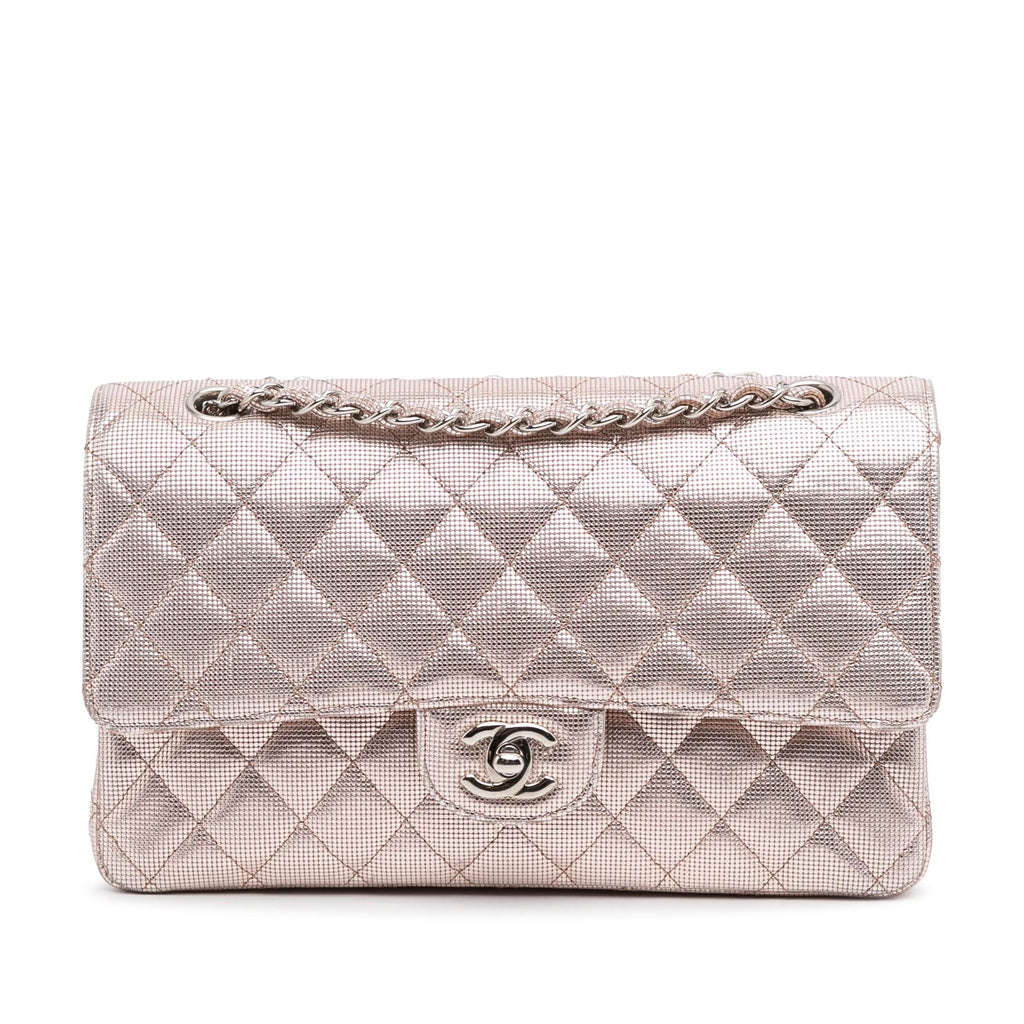 Chanel Medium Classic Pixel Effect Double Flap (SHG-aNHyi9)