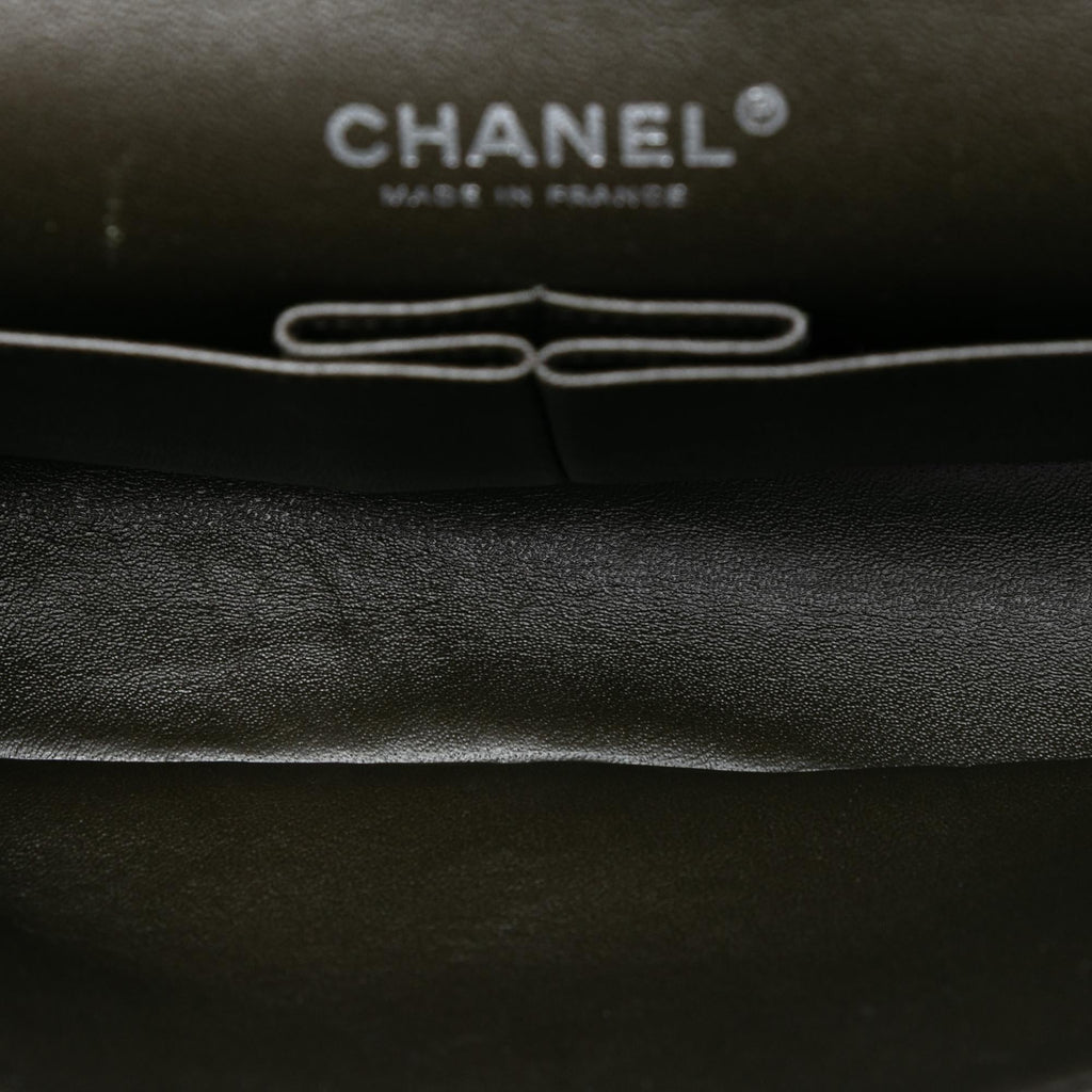 Chanel Medium Classic Tricolor Lambskin Double Flap
