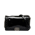 Chanel Medium Patent Boy Reverso Flap
