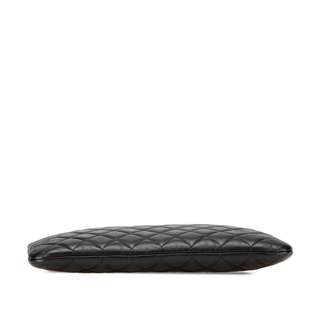 Chanel Medium Quilted Caviar Boy O Case Clutch