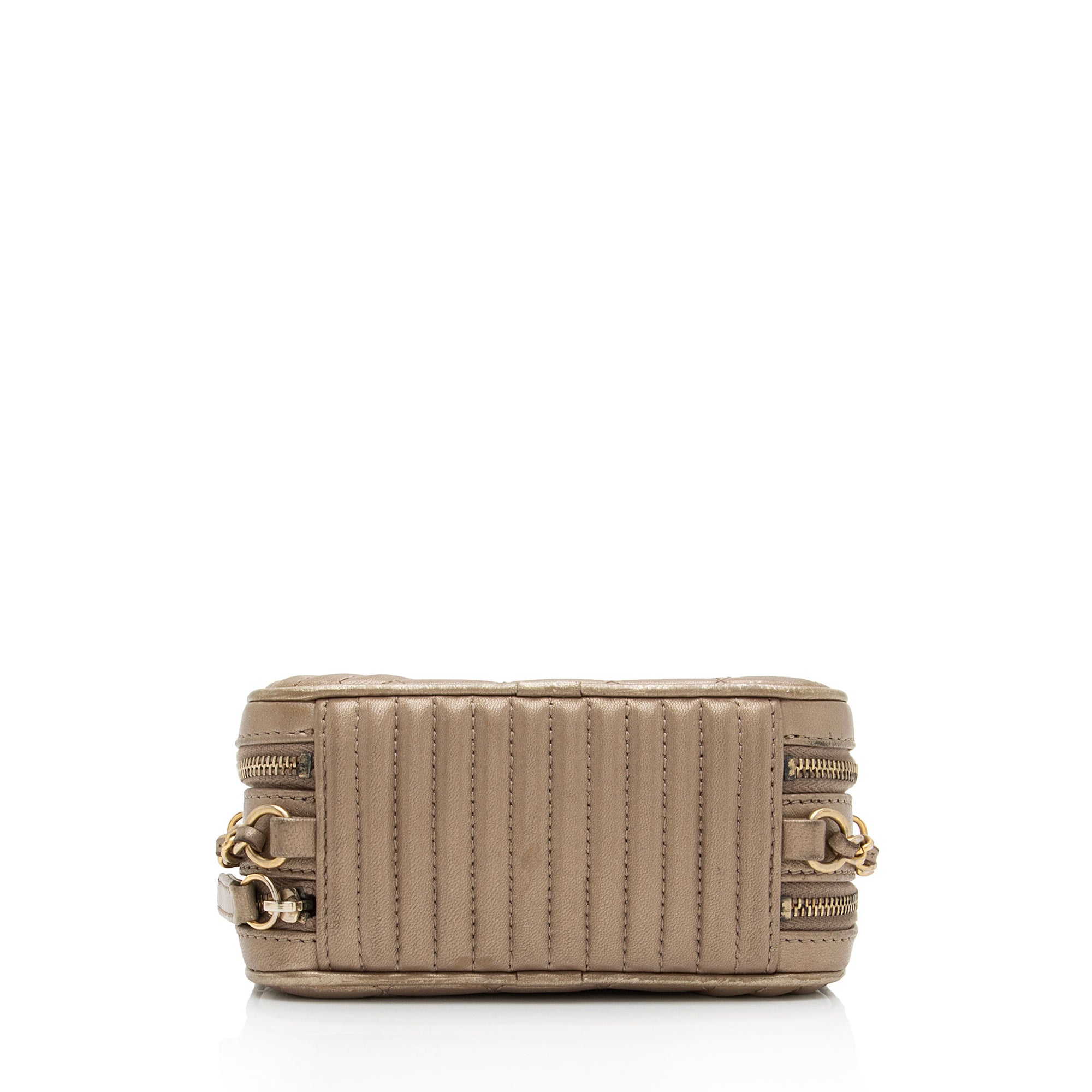Chanel Metallic Lambskin Coco Camera Mini Shoulder Bag (SHF-7xYr5Z)