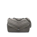 Chanel Mini Embellished Calfskin Chevron Square Envelop Flap