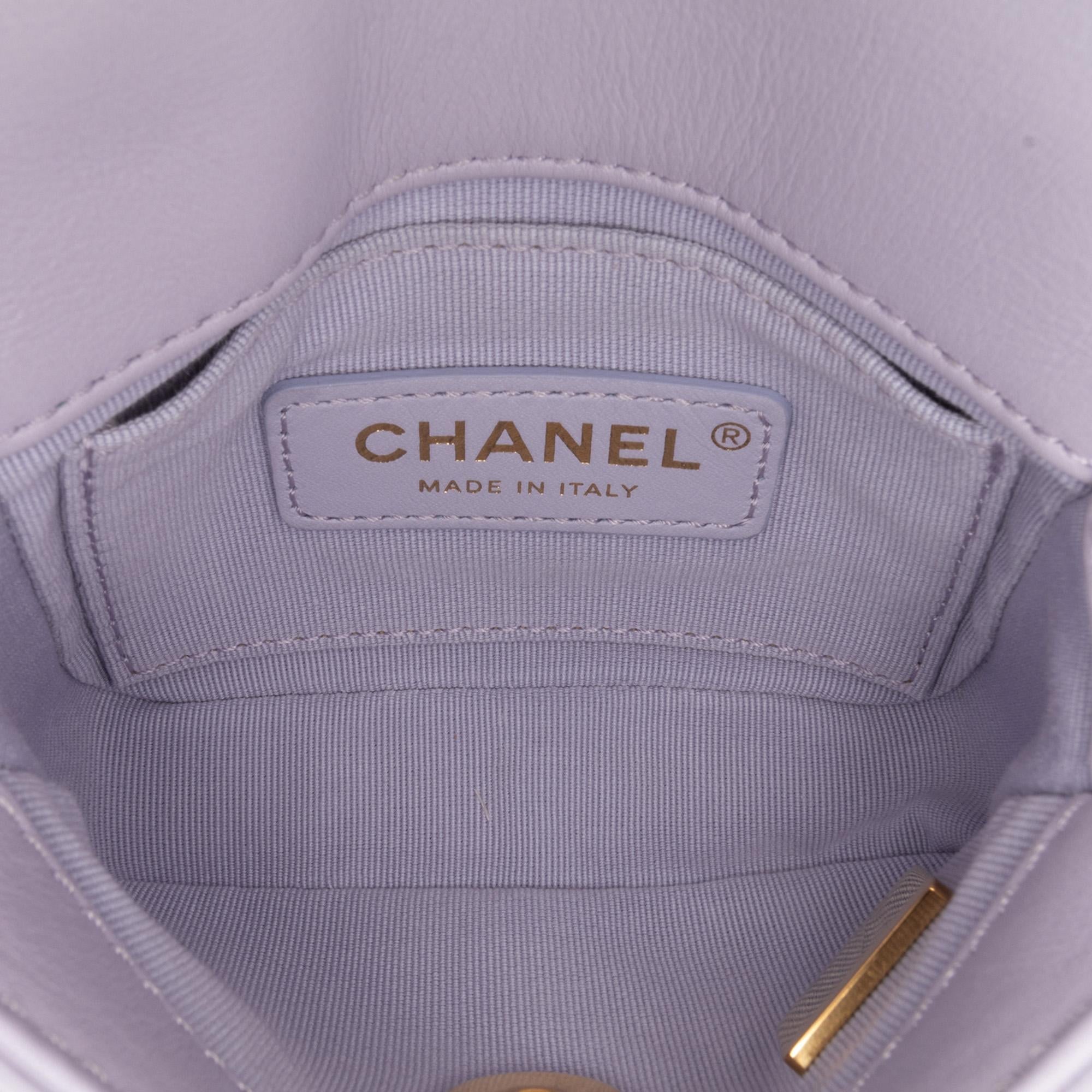Chanel Mini Quilted Calfskin Framing Chain Flap