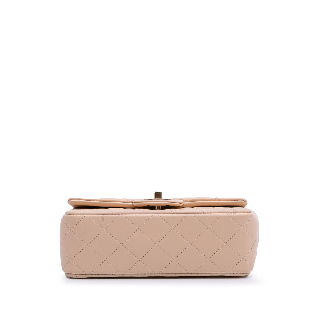 Chanel Mini Rectangular Classic Lambskin Single Flap