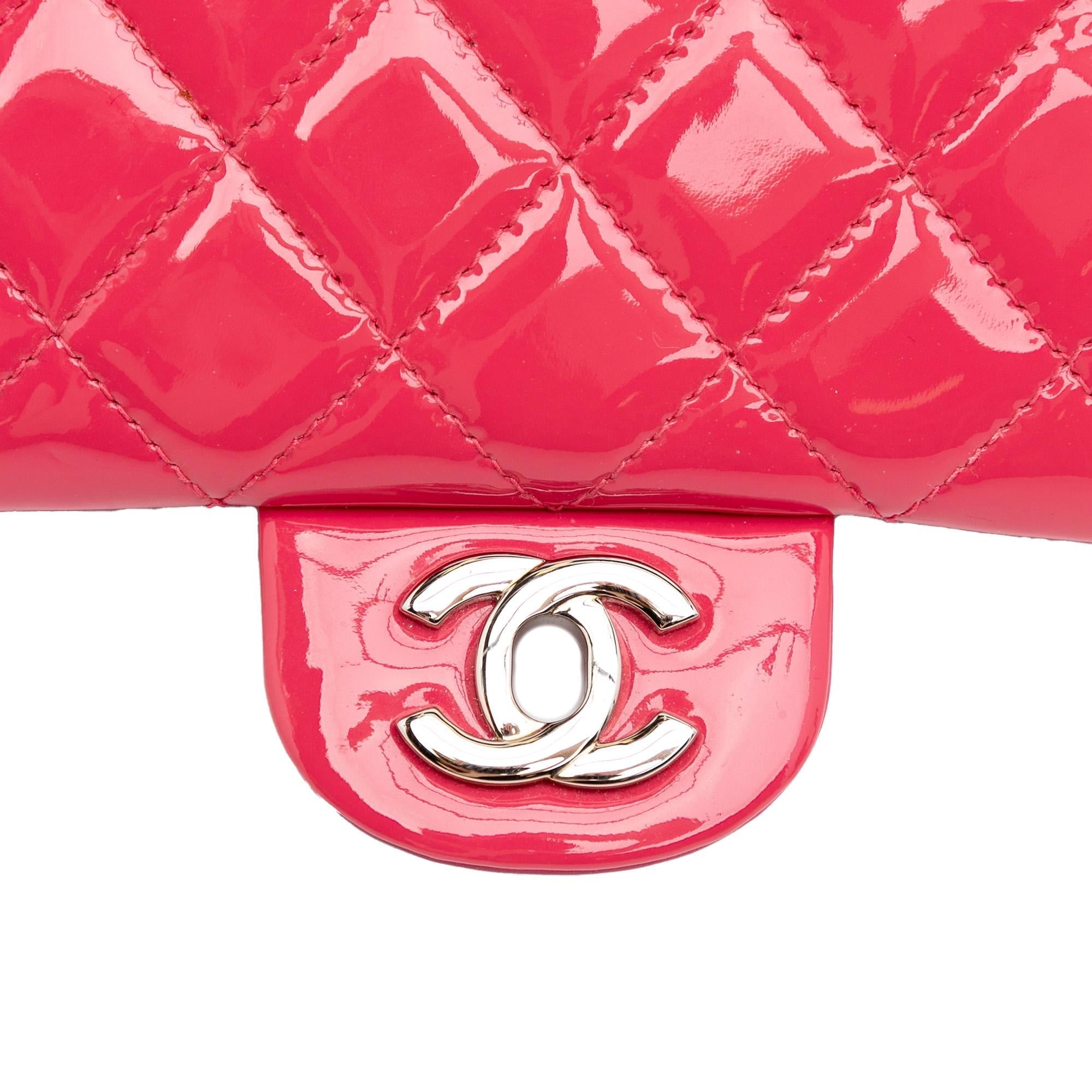 Chanel Mini Rectangular Classic Patent Single Flap