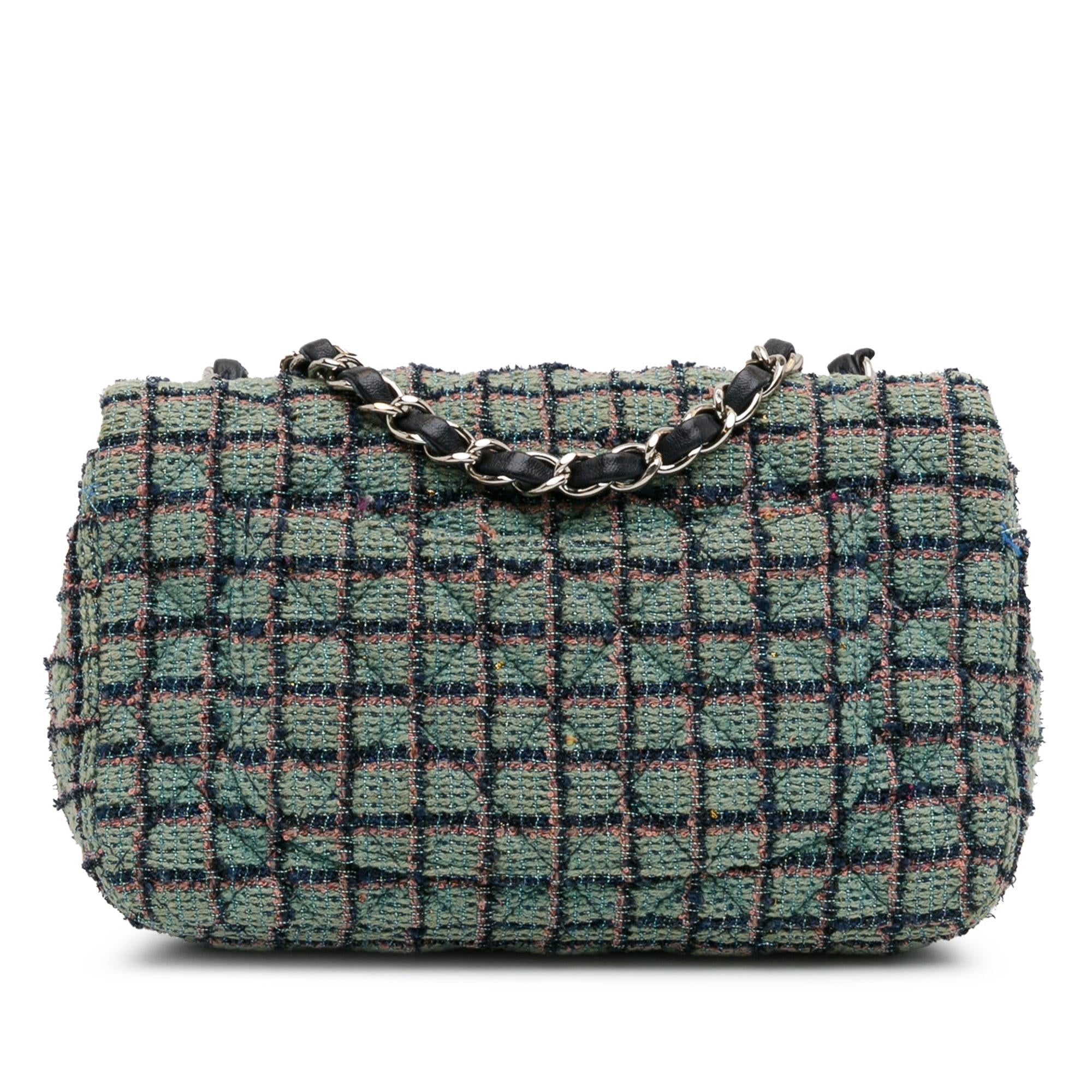 Chanel Mini Rectangular Classic Tweed Flap