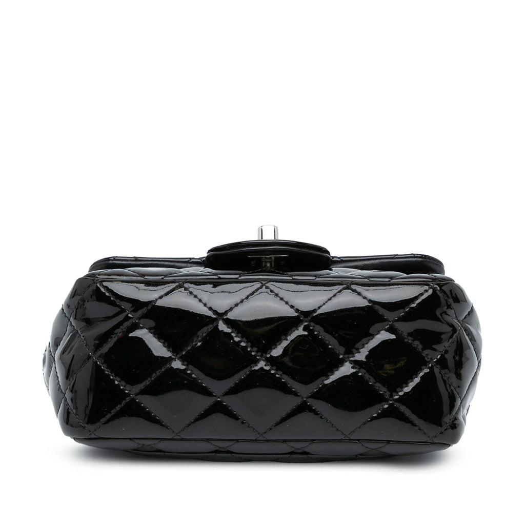 Chanel Mini Square Classic Patent Single Flap