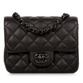 Chanel Classic Flap Bag - Mini Square - So Black