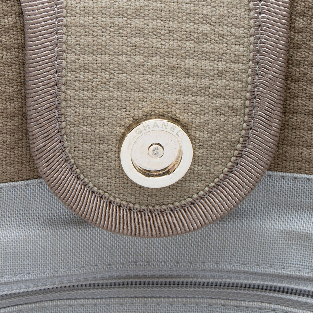 Chanel Mixed Fibers Deauville Small Tote
