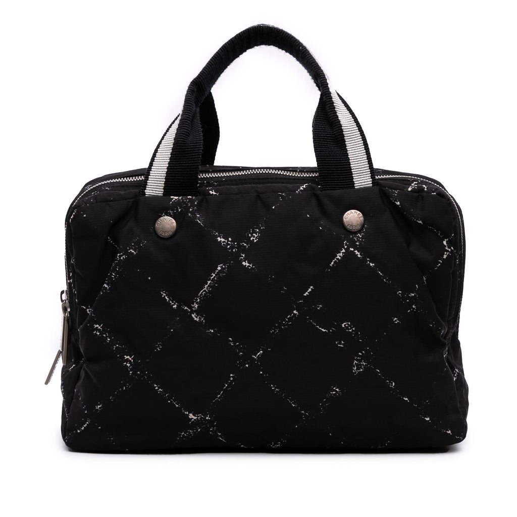 Chanel Old Travel Line Nylon Handbag