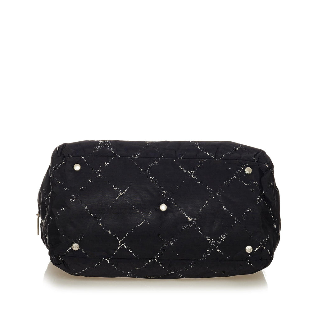 Chanel Old Travel Line Nylon Tote Bag (SHG-27898)