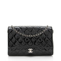 Chanel Patent Leather Classic Chain Flap Clutch