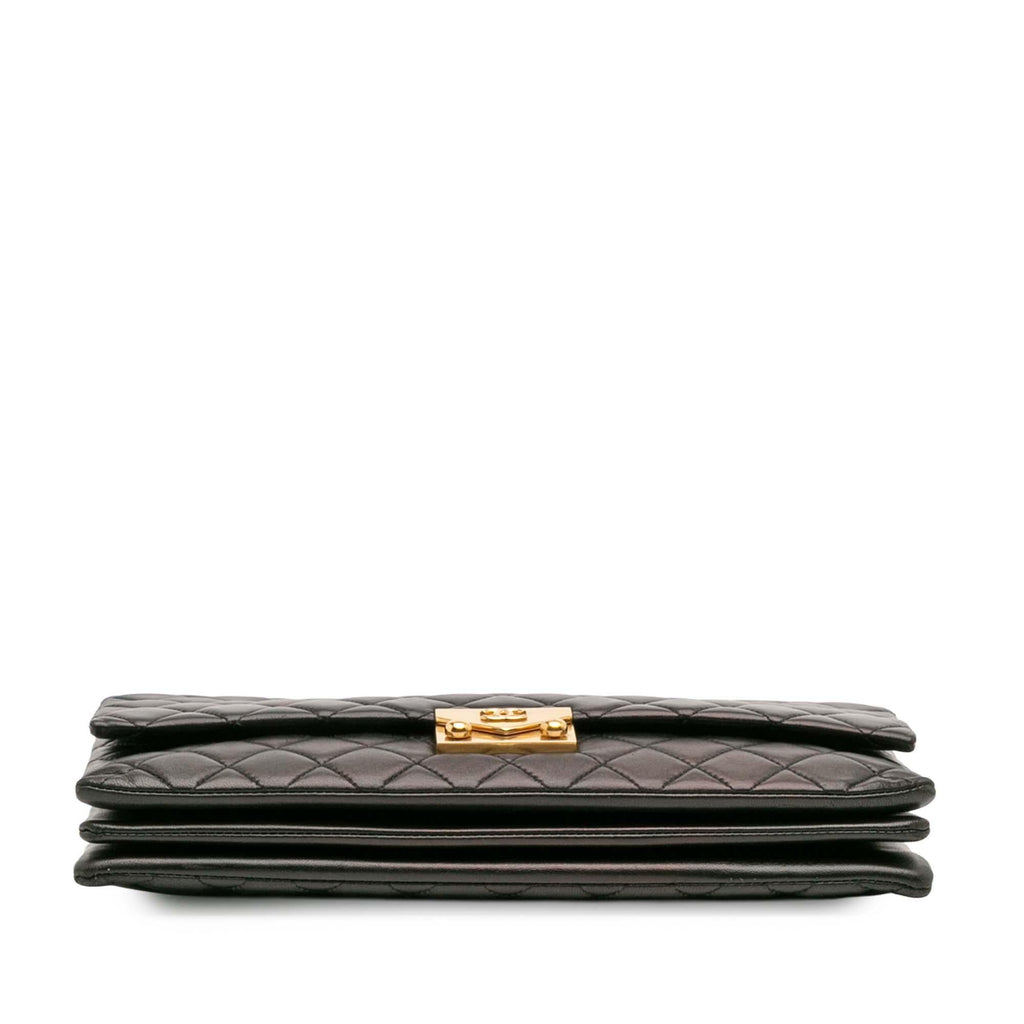 Chanel Quilted Lambskin Pagoda Accordion Flap