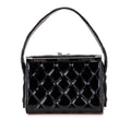 Chanel Quilted Patent Leather Box Handbag