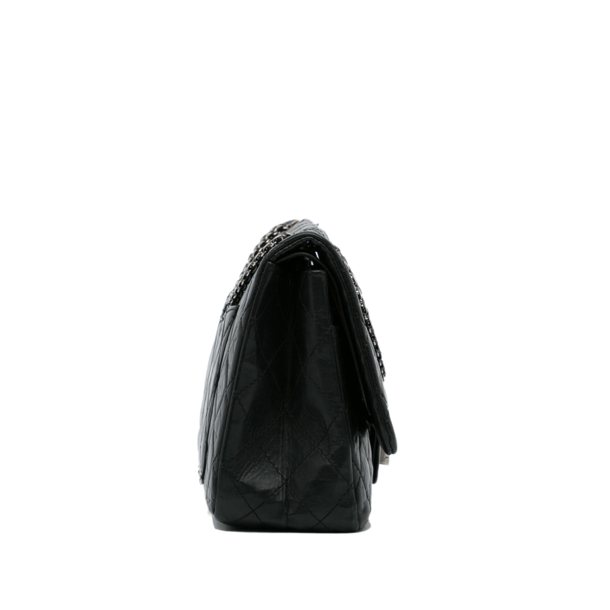 Chanel Reissue 2.55 Aged Calfskin Double Flap 227 (SHG-o5SdjV)