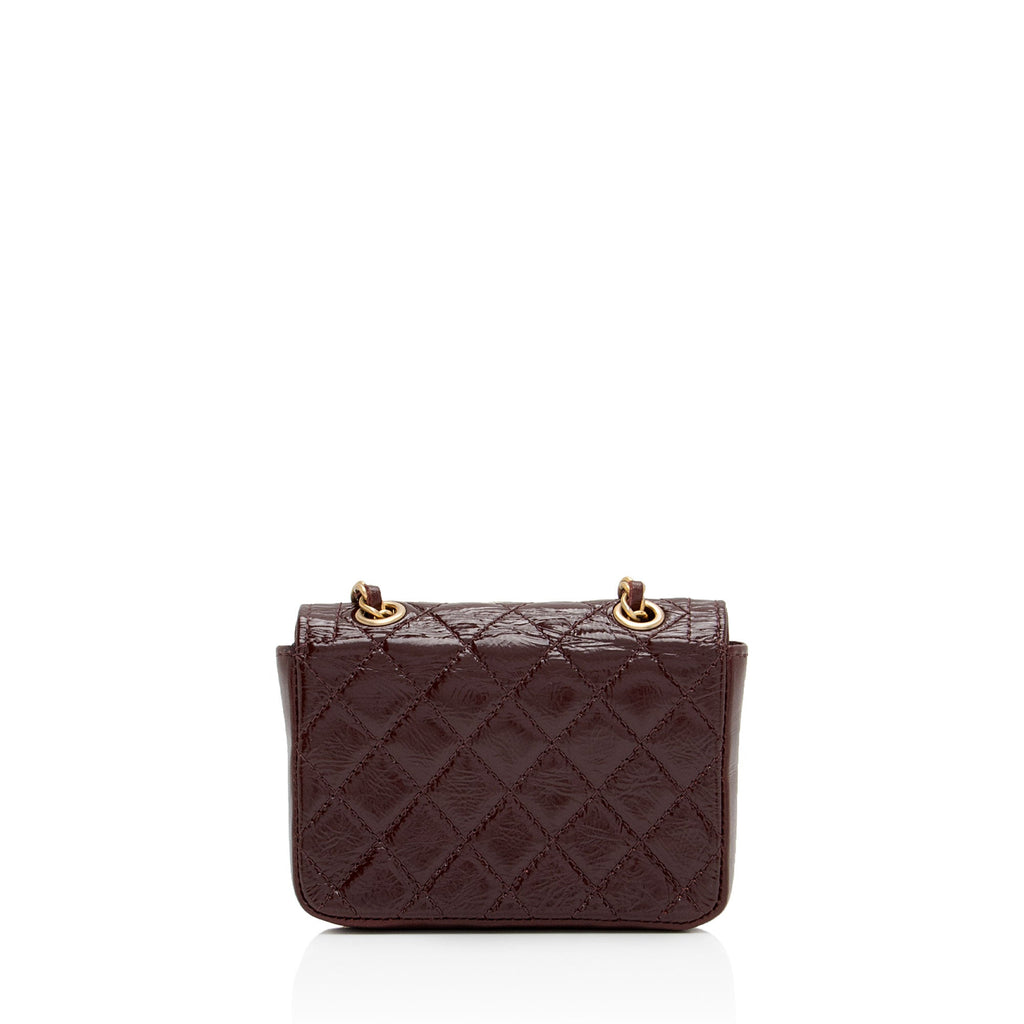 Chanel Shiny Aged Calfskin Flap Belt Bag (SHF-lqkDBp)