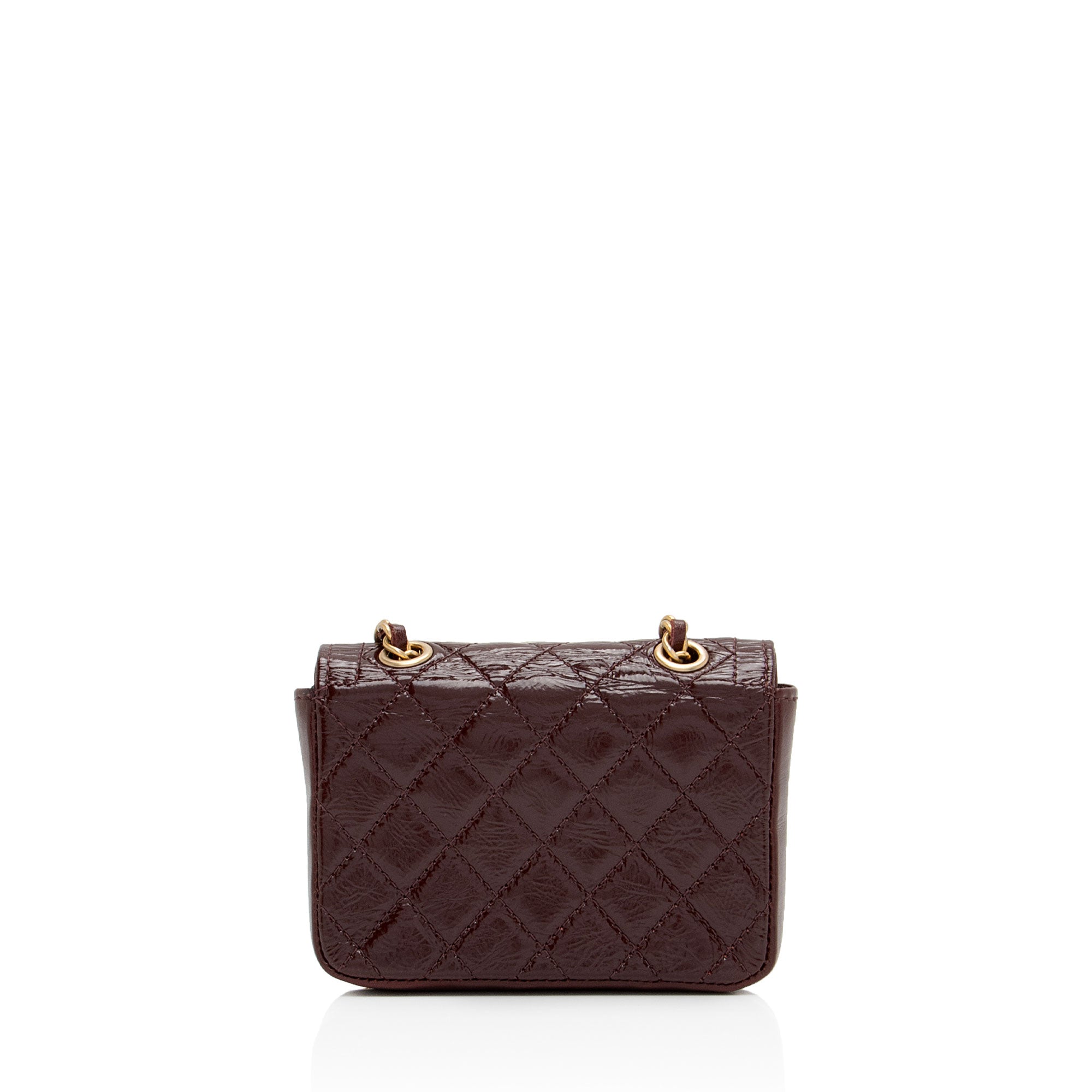 Chanel Shiny Aged Calfskin Flap Belt Bag (SHF-lqkDBp)