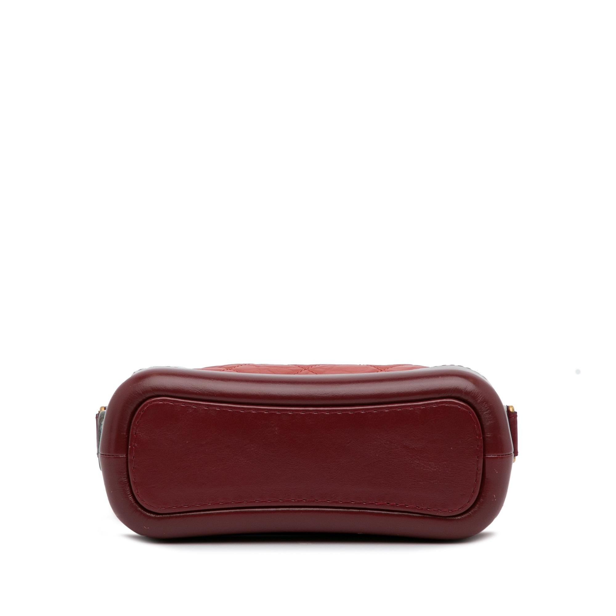 Chanel Small Chevron Lambskin Gabrielle Crossbody