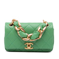 Chanel Small Quilted Lambskin Chain Is More Flap