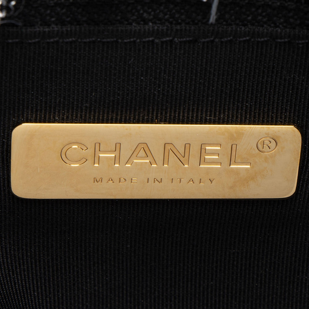 Chanel Tweed Houndstooth 19 Large Flap Shoulder Bag