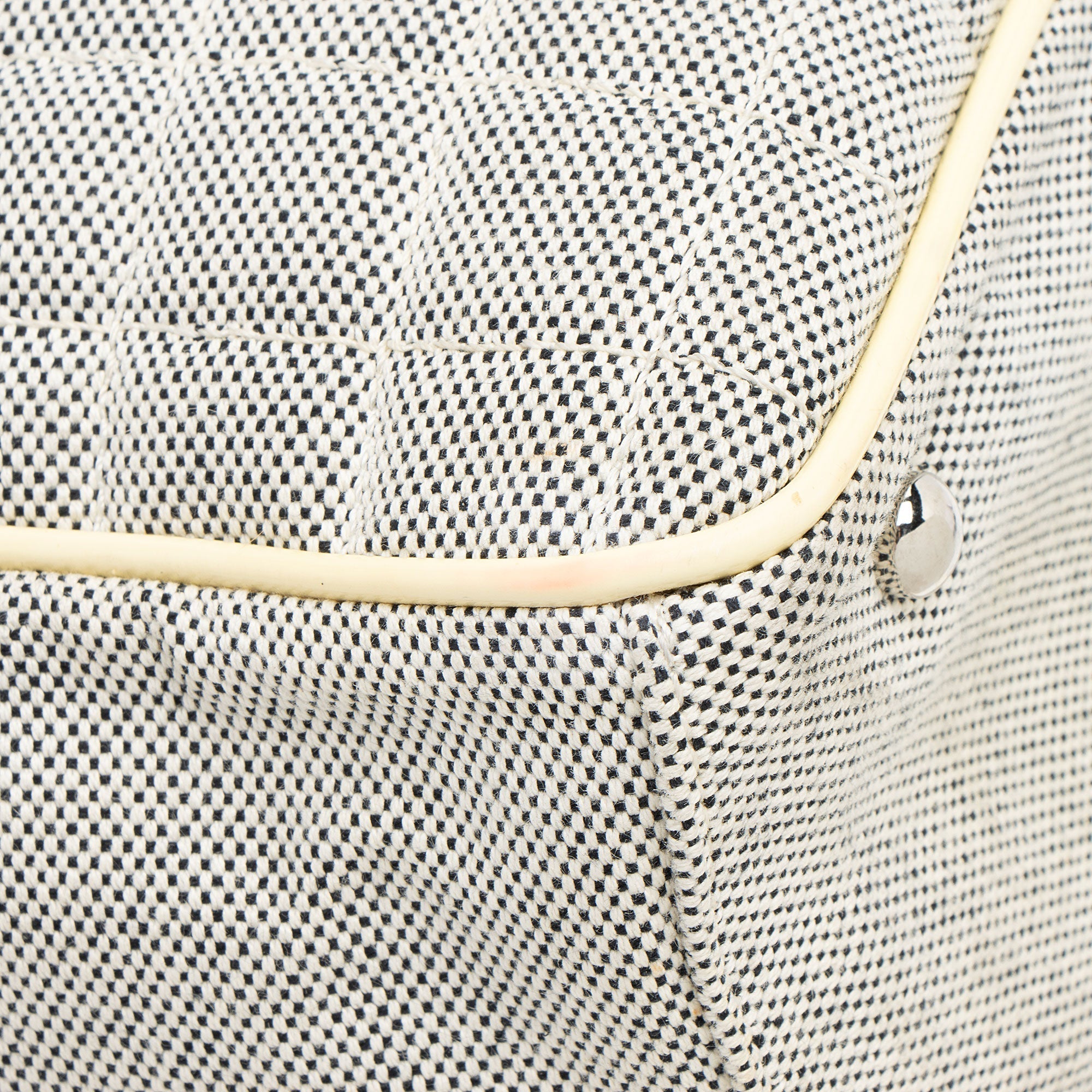 Chanel Vintage Canvas Camellia No. 5 Tote