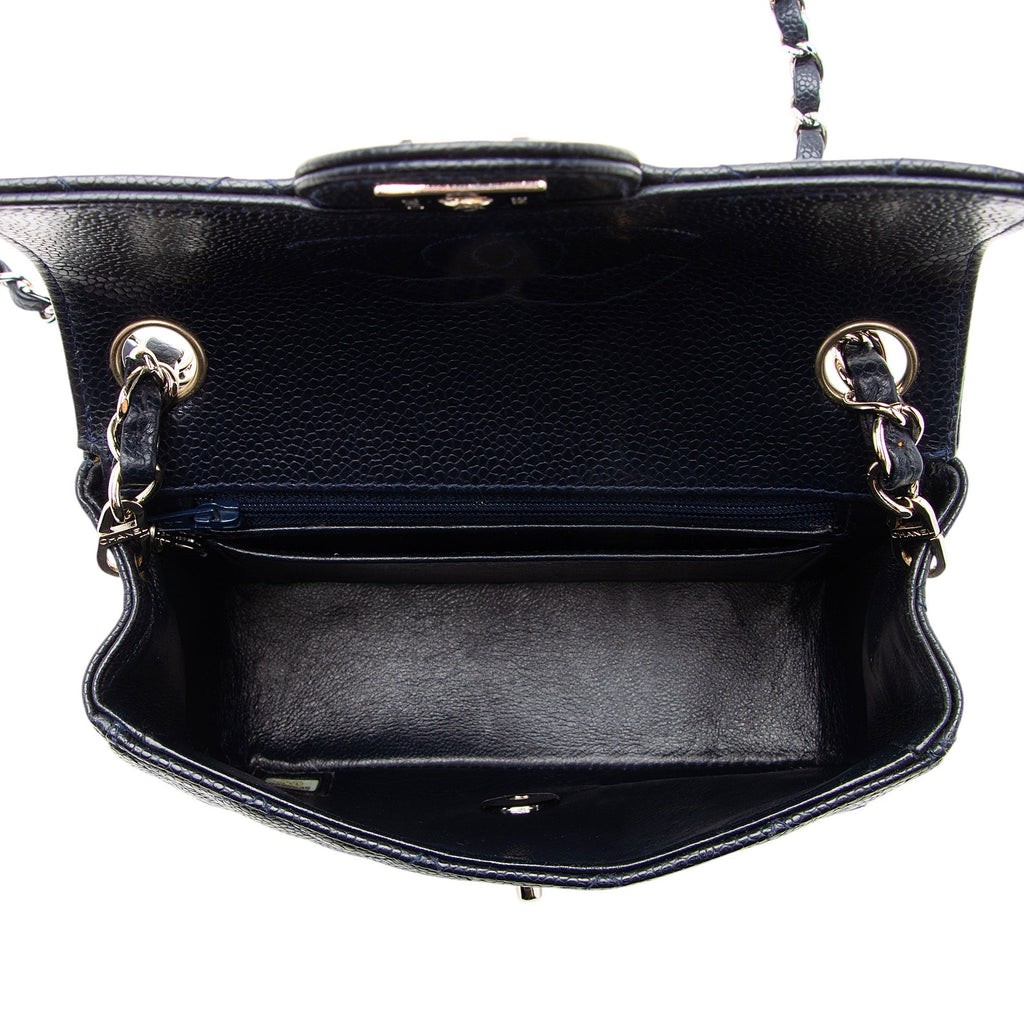 Chanel Vintage Caviar Classic Square Mini Flap Bag