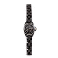 Chanel Black Ceramic & Diamonds J12 29mm Watch