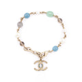 Chanel Faux Pearl & Bead CC Bracelet