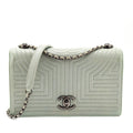 Chanel Jade Calfskin Quilted Small Korean Garden Flap Bag