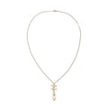 Chanel Gold-Tone Faux Pearl & CC Pendant Necklace