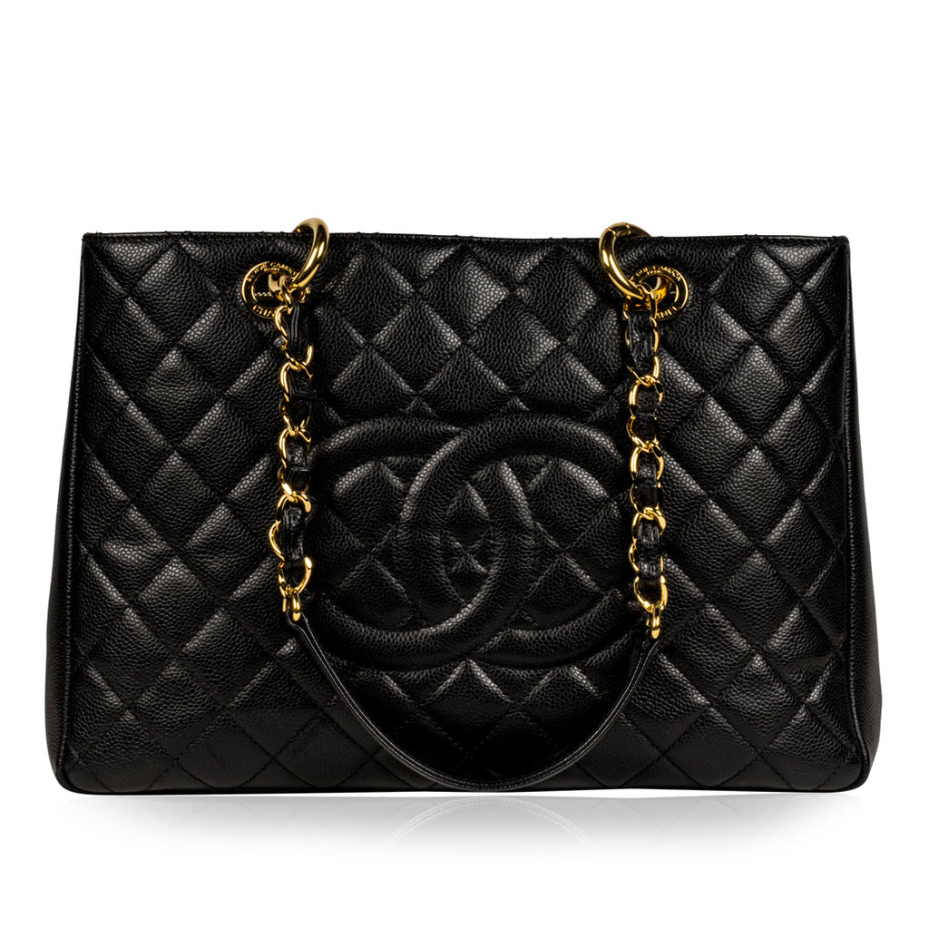 Chanel GST - Black Caviar - GHW