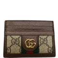 GUCCI Ophidia GG Canvas  Case Brown 523159