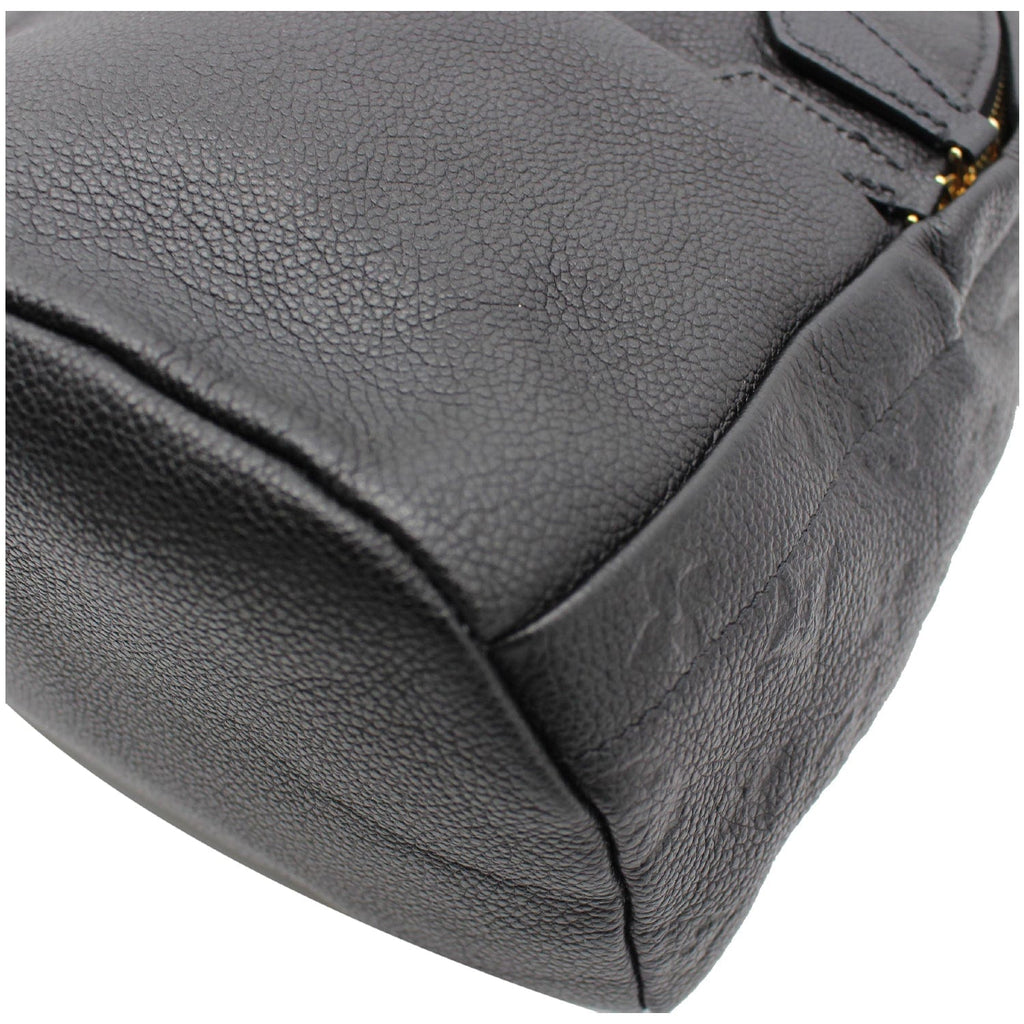 LOUIS VUITTON Sorbonne Monogram Empreinte Leather Backpack Black
