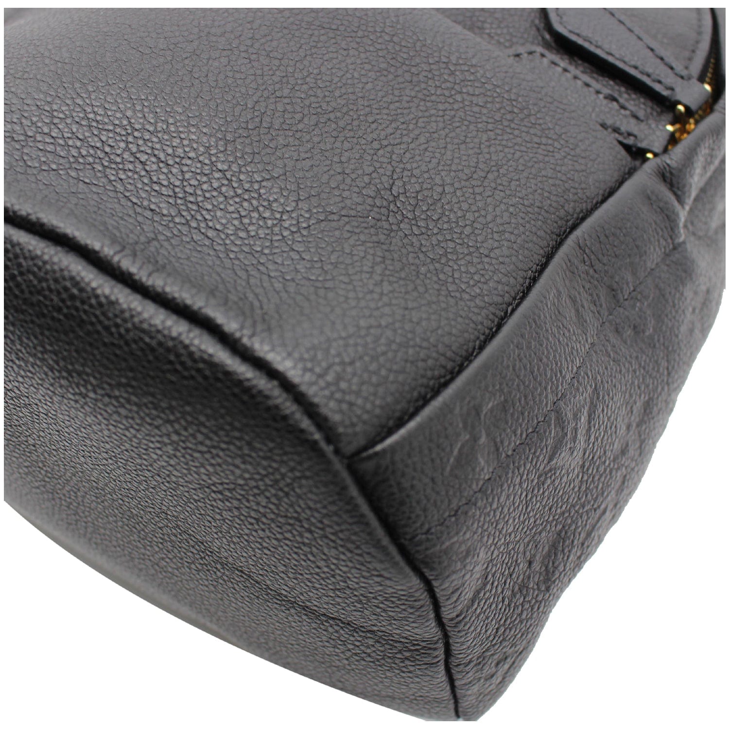 LOUIS VUITTON Sorbonne Monogram Empreinte Leather Backpack Black