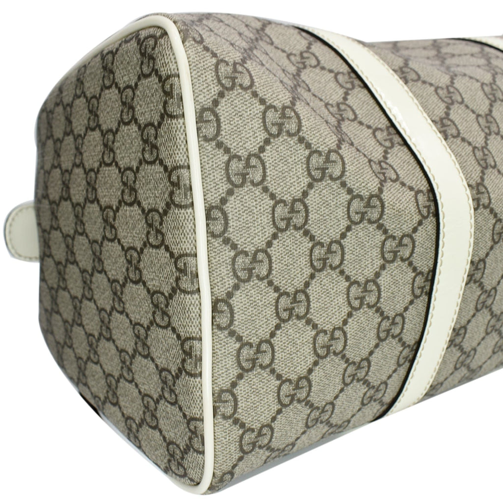 GUCCI GG Plus Joy Monogram Canvas Boston Bag Beige 193603