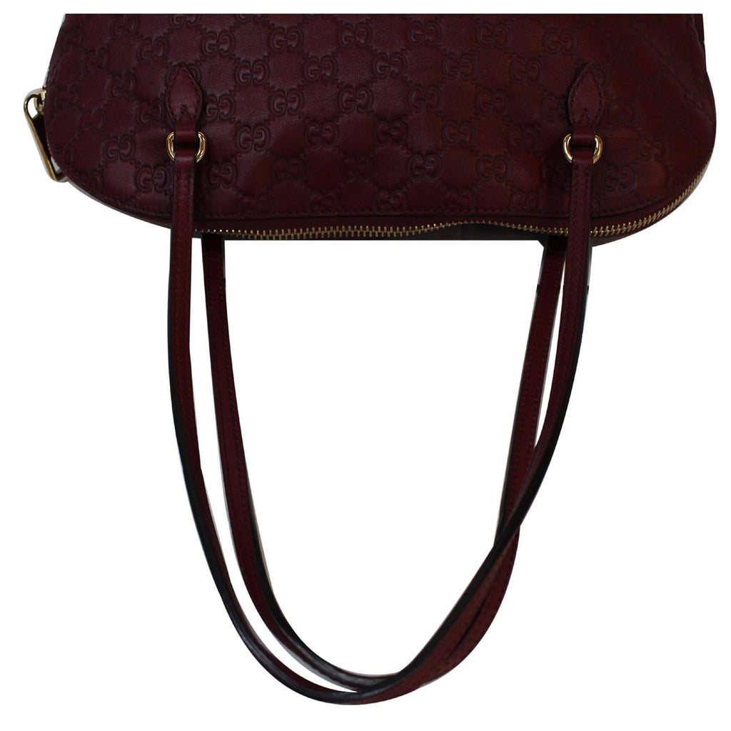 GUCCI Bree GG Guccissima Leather Shoulder Bag Dusty Rose 323673