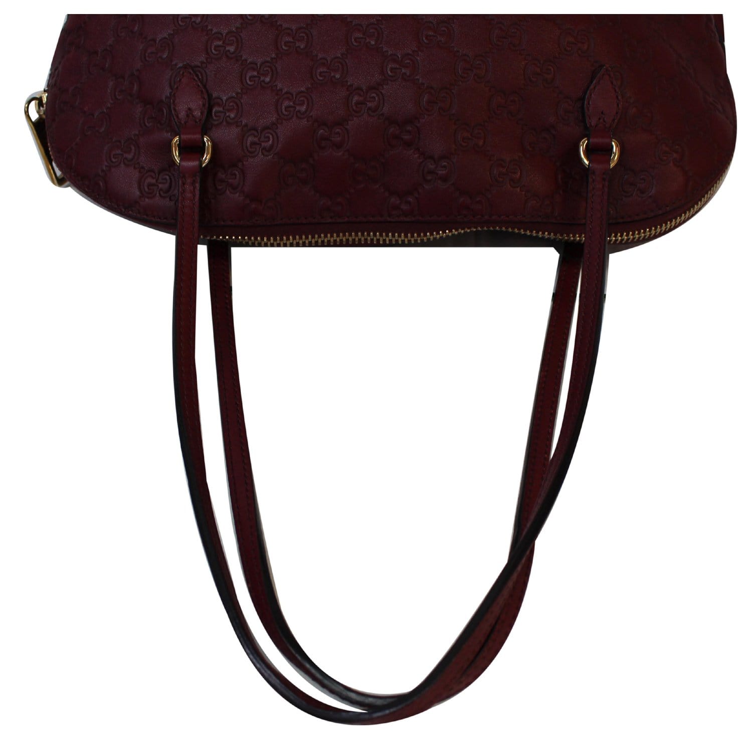 GUCCI Bree GG Guccissima Leather Shoulder Bag Dusty Rose 323673