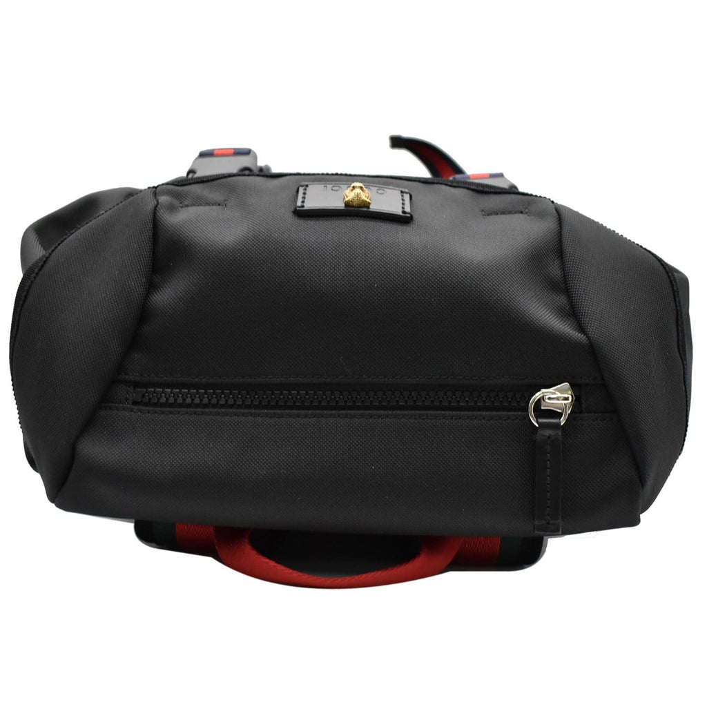 GUCCI Techno Fabric Backpack Bag Black 429037