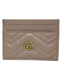 GUCCI GG Marmont Leather  Case Taupe 443127