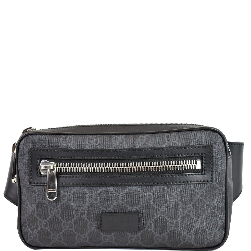 GUCCI GG Supreme Belt Bumbag Black 474293 - Last Call