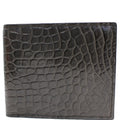 GUCCI Bi-Fold Crocodile Leather Wallet Black 365482 - 25% OFF