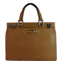 GUCCI Medium Zumi Grainy Leather Top Handle Bag Taupe 564714