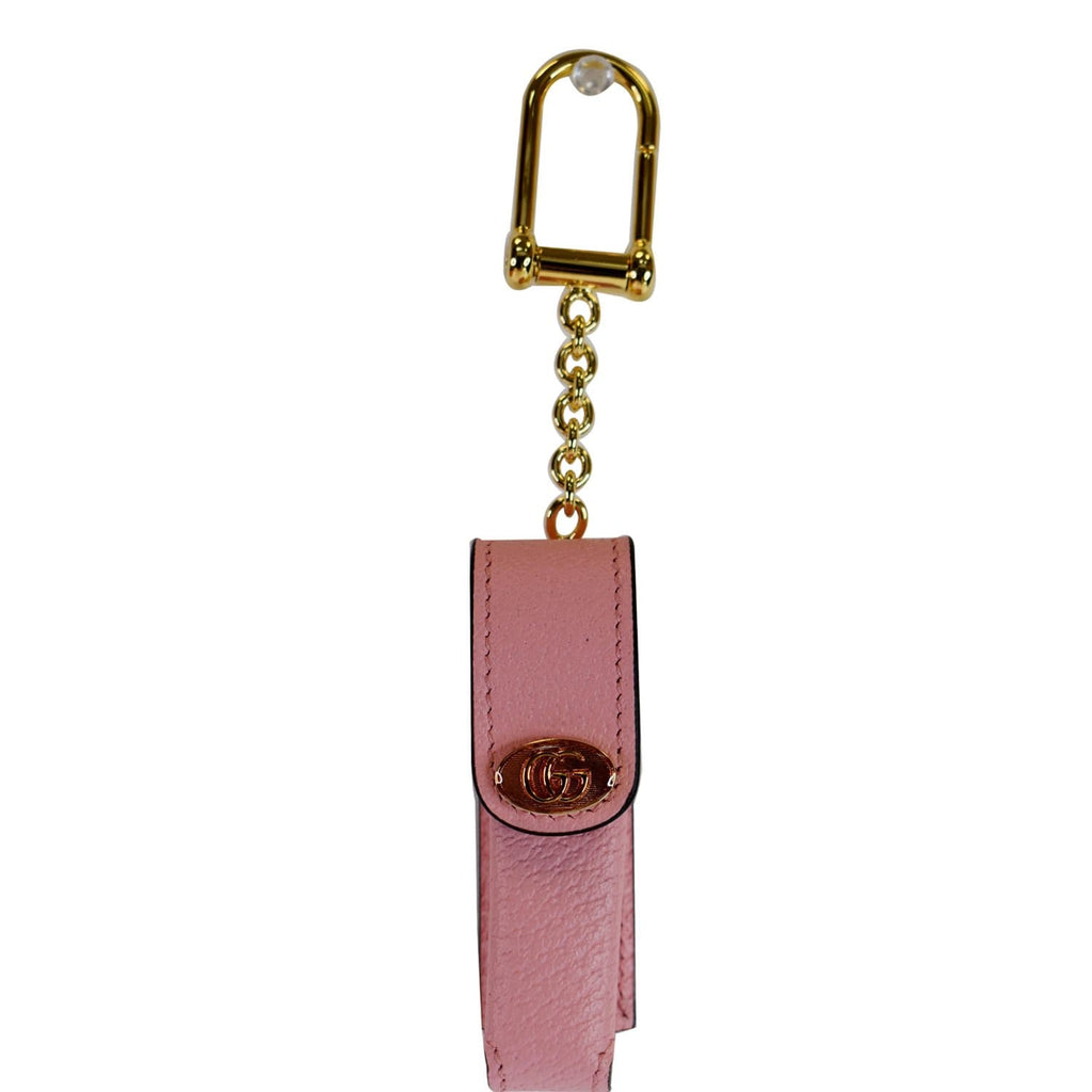 GUCCI  Porte Rouges Leather single Lipstick Holder Pink 615998