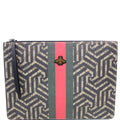 GUCCI GG Supreme Caleido Web Crossbody Messenger Bag Beige