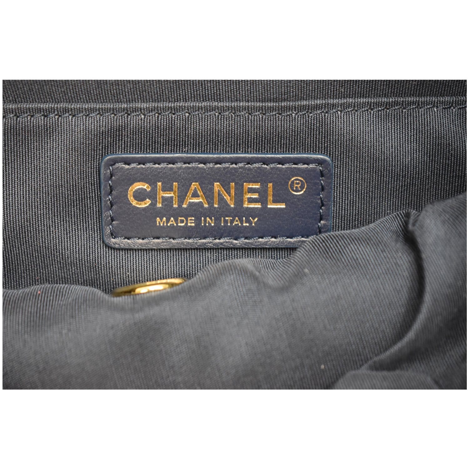 CHANEL Small Urban Spirit Quilted Lambskin Backpack Bag Navy